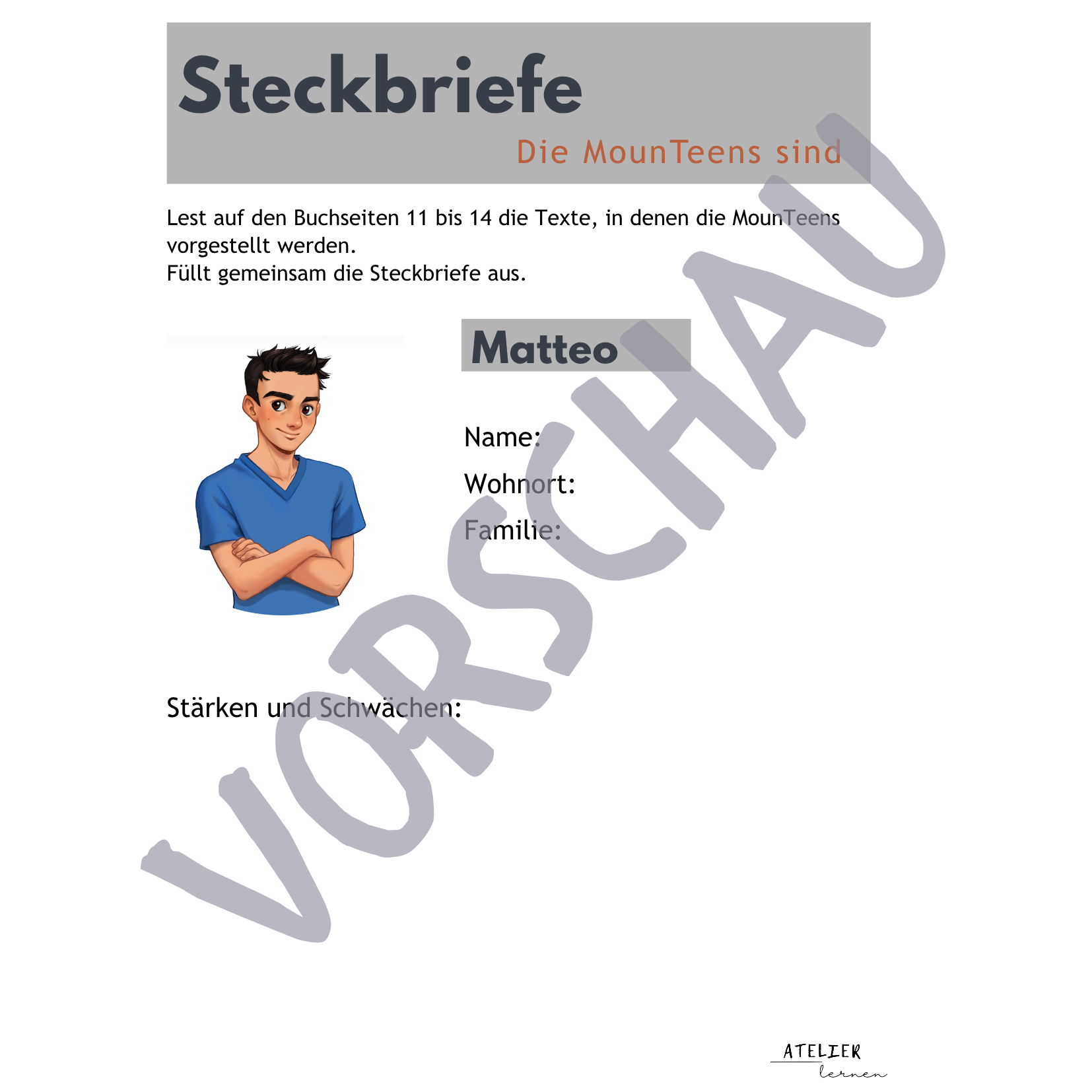 Literaturprojekt MounTeens - Lauernde Angst (Band 5) – Bild 2